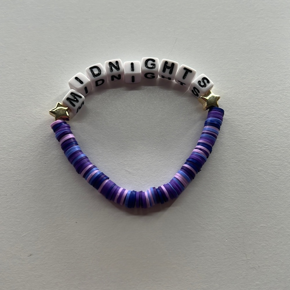 Taylor Swift Eras Tour “Midnights” Clay Beaded Bracelet